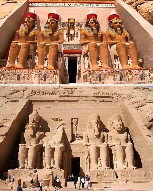 Abu Simbel temple.