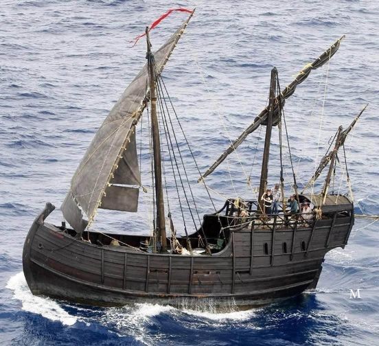 Replica of a caravel