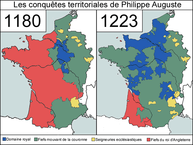 The conquests of Philip Augustus