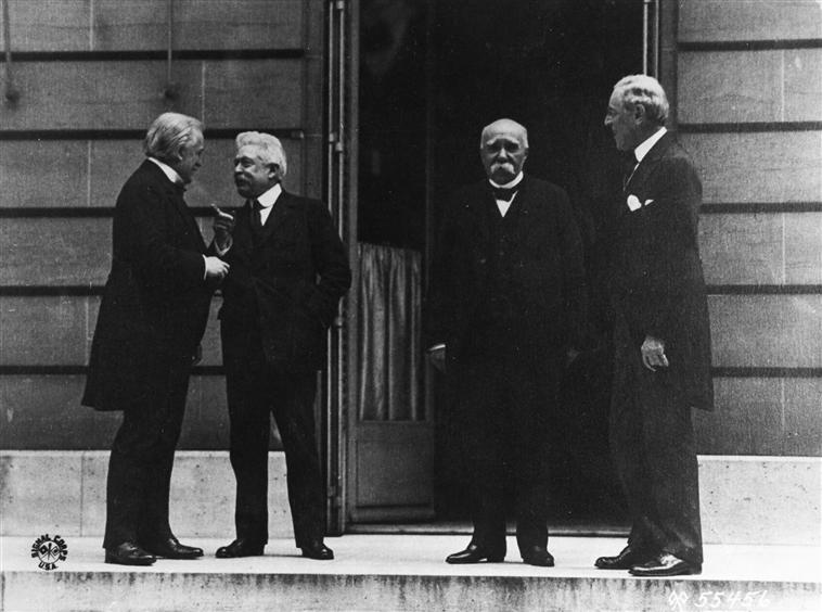 The Big Four at Versailles.