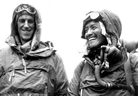 Sir Edmund Hillary and Tenzing Norgay.