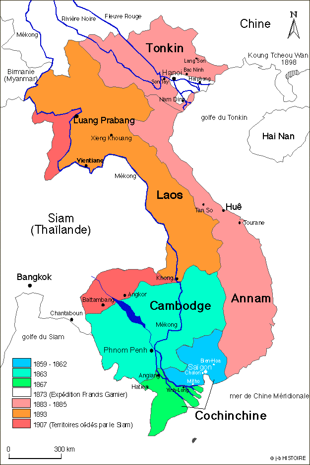 How the French conquered Indochina.